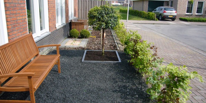 Aanleg voortuin in Leidsche Rijn